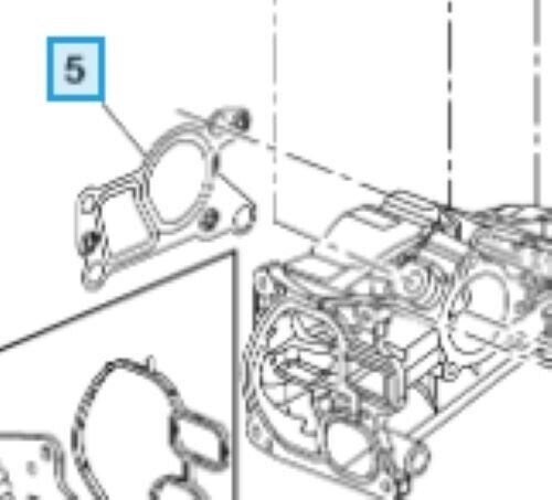 Vauxhall Astra Insignia 2.0 Diesel EGR Valve Gasket New OE Part 55571780