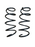 Vauxhall Corsa D Petrol Front Suspension Coil Springs (PAIR) New OE Part 93188963