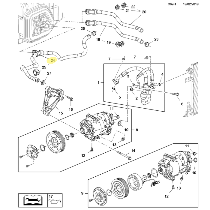 Vauxhall Cascada Astra J 1.4 Petrol Outlet Heater Hose New OE Part 13251465