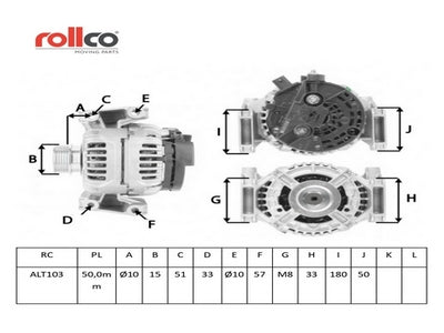 Vauxhall Astra Corsa Vectra Alternator New Part ALT103