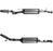 Vauxhall SCR Catalytic Converter New 1623344980 9821043280 - Grandland X