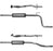 Vauxhall Catalytic Connecting Pipe New 95507077 - Meriva B