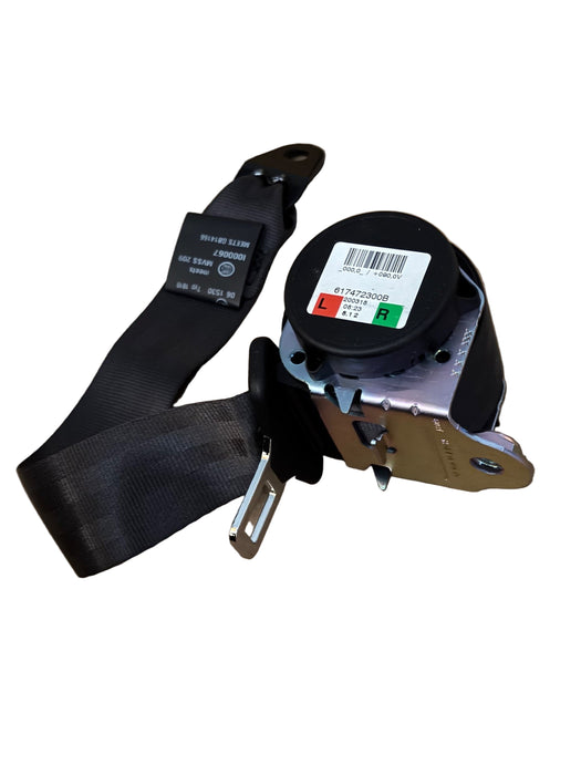 Vauxhall Astra J Driver Side Rear Seat Belt Black New OE Part 13443561