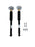 Vauxhall Corsa D Rear Shock Absorbers (Pair) New OE Part 95527309