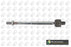 Vauxhall Meriva B Steering Rack Inner Tie Rod Repair Kit New BGA Part 93196777 SR9558