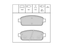 Vauxhall Astra J Cascada Zafira C Rear Brake Pads New Part 95530022