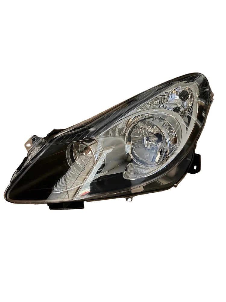 Vauxhall Corsa D Black Passeneger Side Front Headlight New 93189363