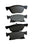 Vauxhall Astra Front Brake Pads New Part 13478300