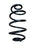 Vauxhall Astra H Estate or Van Rear Spring New Part 93181483 ACS1154