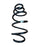 OE Vauxhall Astra J 5 Door Front Spring Ident AACG 13333965