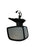 Vauxhall Combo Van (2012-) Passenger N/S Manual Door Mirror with Indicator New 95515248