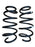 Vauxhall Astra H Front Springs (PAIR) Ident CU New OE Part 93187849