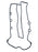 Vauxhall Astra Insignia Zafira Cylinder Head Cover Gasket New BGA Part RC6512 55569829