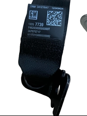 Vauxhall Adam Rear Passenger Side Seat Belt Black New OE Part 13357739