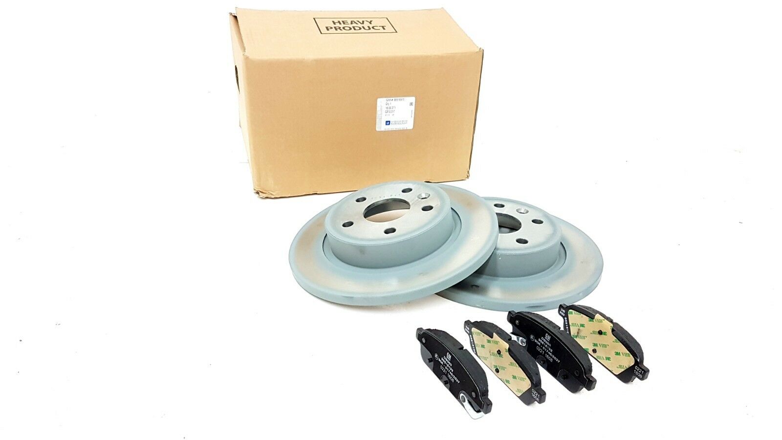 Vauxhall Astra J Mokka Rear Brake Discs & Pads Set New OE Part 95516915