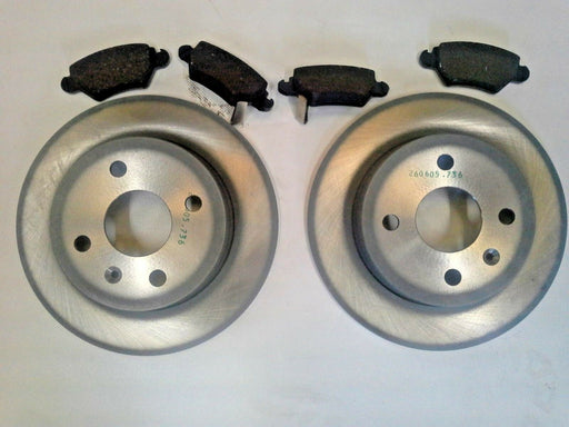 Vauxhall Astra G Rear Disc & Pad Set For Bosch Calipers New OE Part 93182594