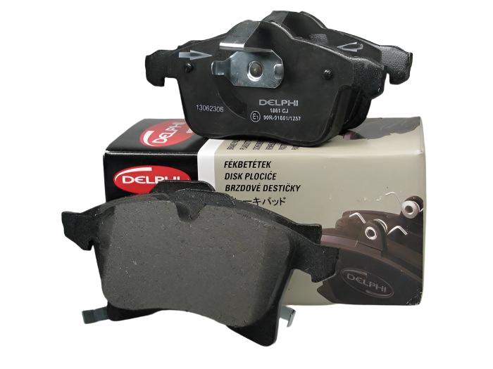 Vauxhall Astra Corsa Meriva Zafira Front Brake Pads 5 Stud LP1309 Delphi New 93176115